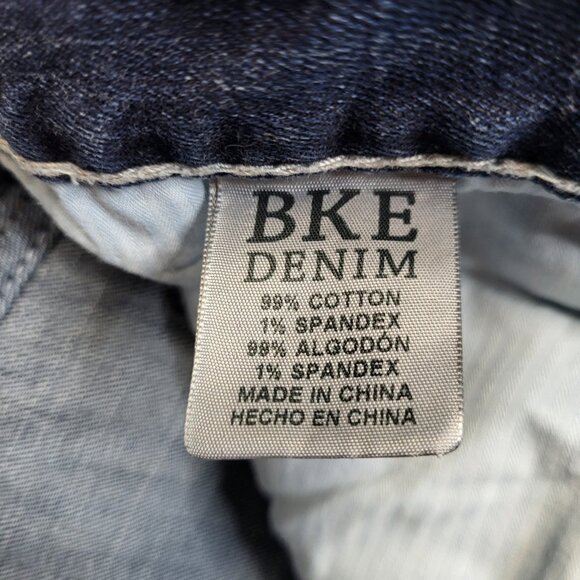 BKE Jeans Mens 36R 36x31 Derek Bootcut Stretch Denim Whiskered Western Casual - Picture 12 of 12